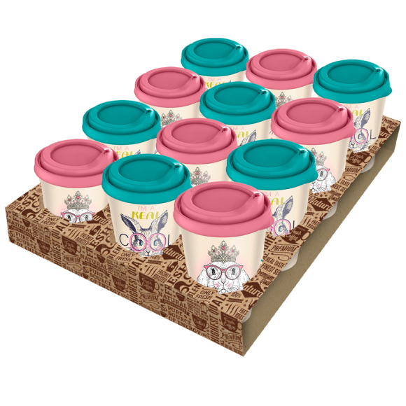 Стакан с крышкой Idiland Izi-Go (221143090/00) 420 мл