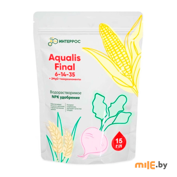 Удобрение водорастворимое Интеррос NPK марка 6:14:35+2MgO+МЭ 0,5 кг