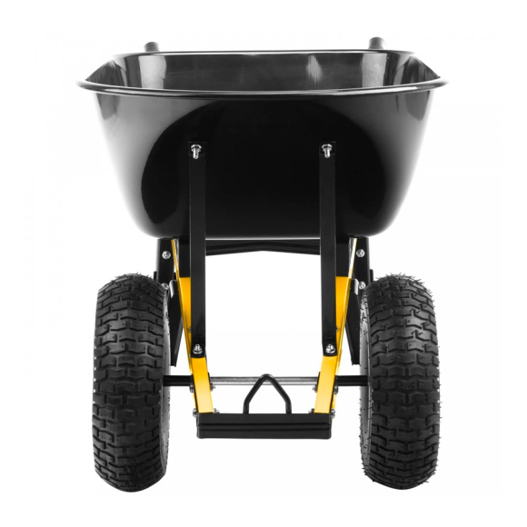 Тачка строительная усиленная двухколесная Denzel (69000)