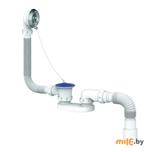Сифон для ванны Unicorn S15 ИС.110321 регулируемый плоский
