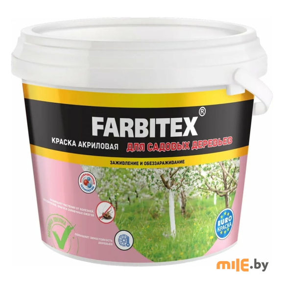 Краска для садовых деревьев Farbitex 3 кг