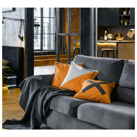 Декоративная подушка Moroshka Don`t cross (919-201-02) 40x40 см