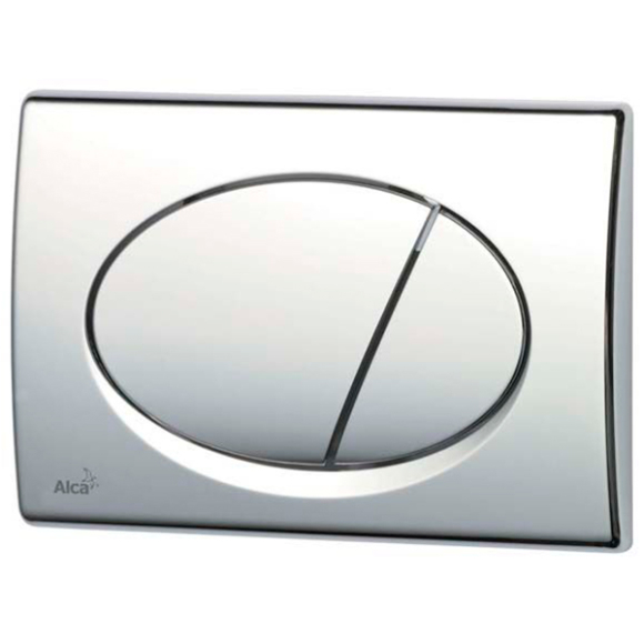Кнопка управления Alcaplast M071 (24, 7 x 1,75 x 16,5 см, глянцевый хром)