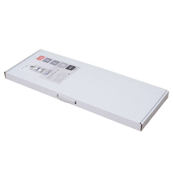 Стеллаж ЗМИ Валенсия 14 (Valencia 14 Shelf rack) белый