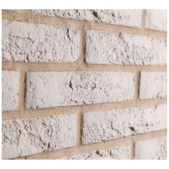 Плита гипсовая декоративная Stone mill Кирпич Норд белый ПГД-1-Л (3500)