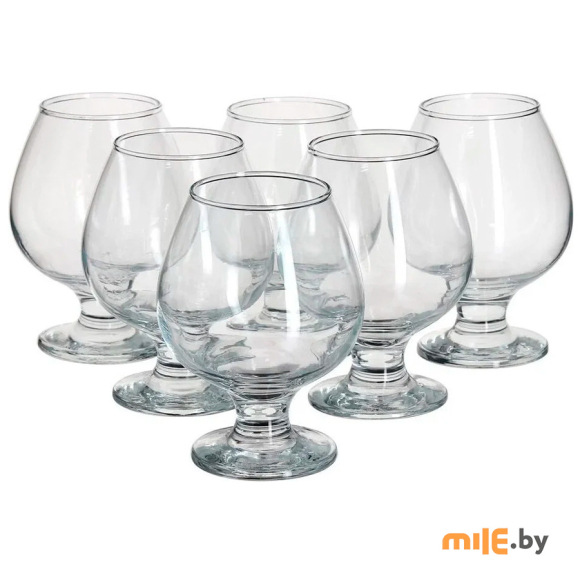 Комплект из 6-ти бокалов для коньяка Pasabahce Бистро (44483 1032222) 265 мл