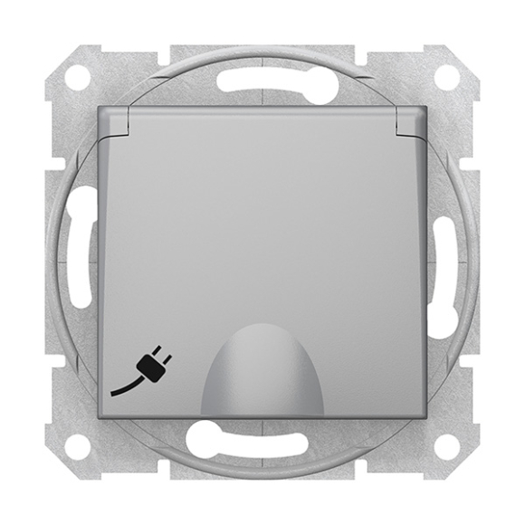 Розетка Schneider Electric Sedna SDN3100160 (алюминий)