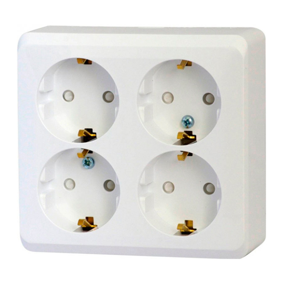 Розетка Schneider Electric Этюд PA16-208B белый