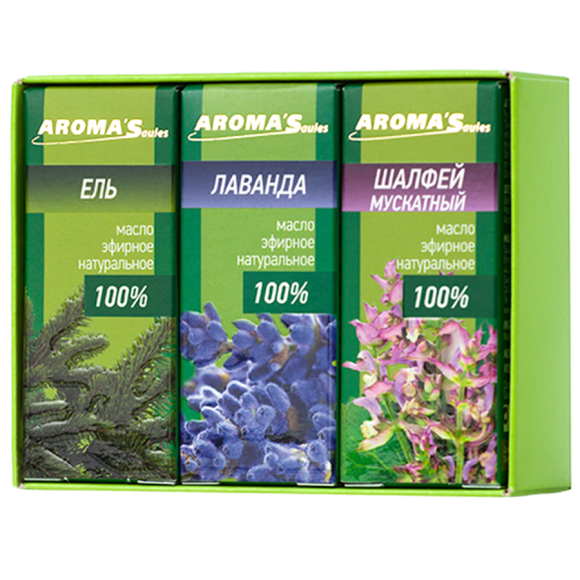 Набор эфирных масел Aroma Saules Sauna Med 3x10 мл