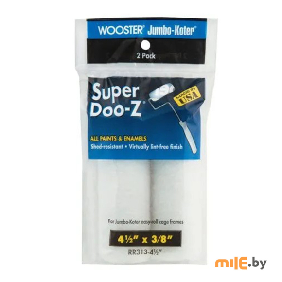 Набор валиков Wooster Super Doo-Z RR313-4 (2 шт.)