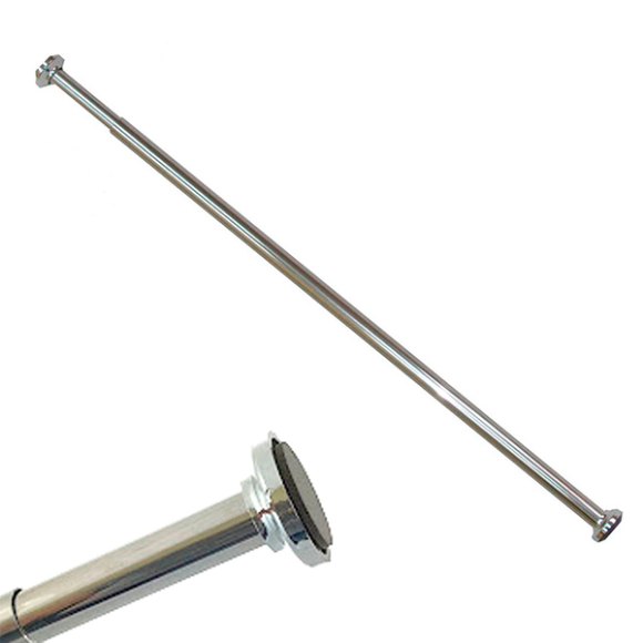 Карниз для ванной Bisk EC 70-120 см хром