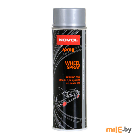 Лак акриловый NOVOL Wheel SPRAY 500 мл серебряный