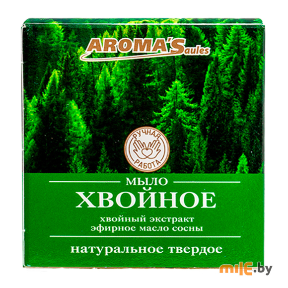 Мыло твердое натуральное Aroma Saules Хвойное 80 г