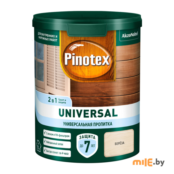 Пропитка Pinotex Universal 2 в 1 Береза 0,9 л (5620705) Пропитка Pinotex Universal 2 в 1 Береза 0,9 л (5620705)