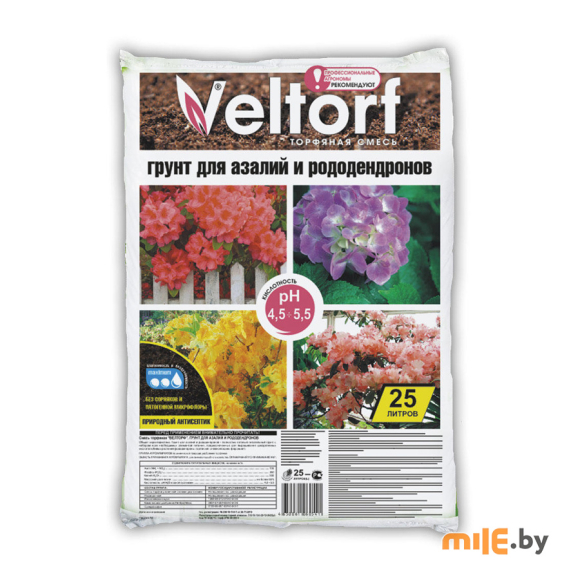 Грунт для азалий и рододендронов Veltorf 25 л