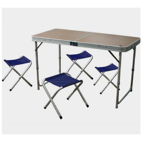 Складной стол и стулья SJ-8812-4