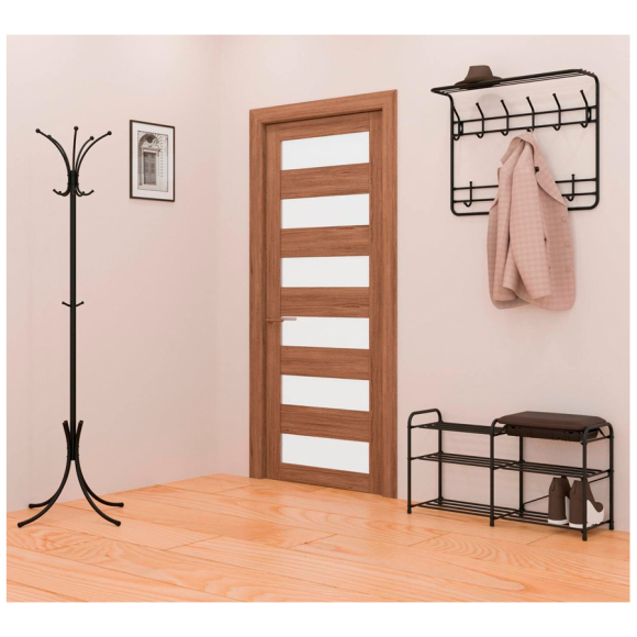 Вешалка напольная разборная ЗМИ Корона (чёрный)