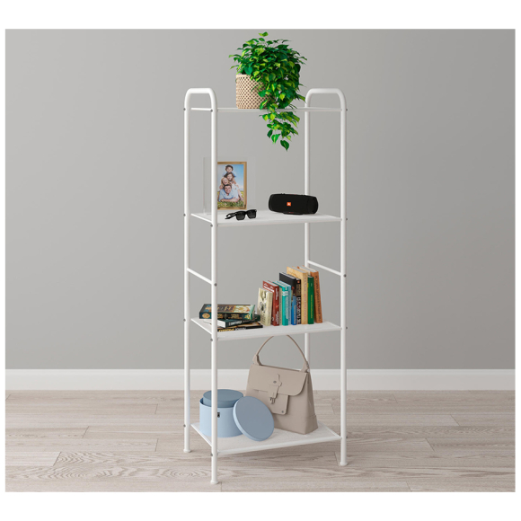 Стеллаж ЗМИ Валенсия 14 (Valencia 14 Shelf rack) белый