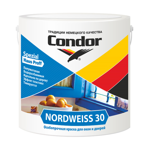 Краска Condor ВД-АК Nordweiss-30 TR 0,7 кг