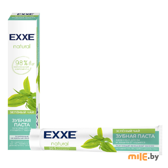 Зубная паста EXXE natural Зелёный чай 75 мл