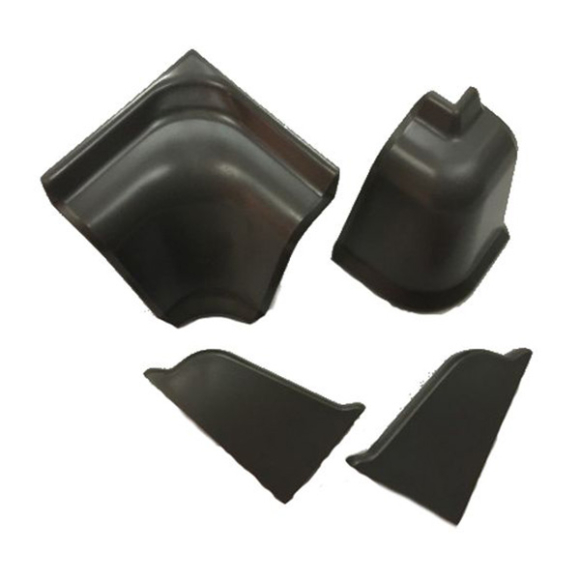 Комплект аксессуаров к плинтусу LP (55) чёрный