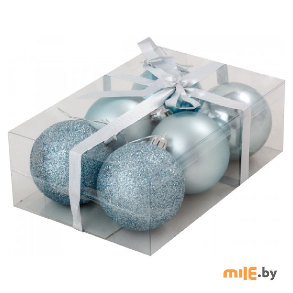 Набор новогодних шаров Волшебная страна (PB6-6SMB-LB 1471) 6 шт.