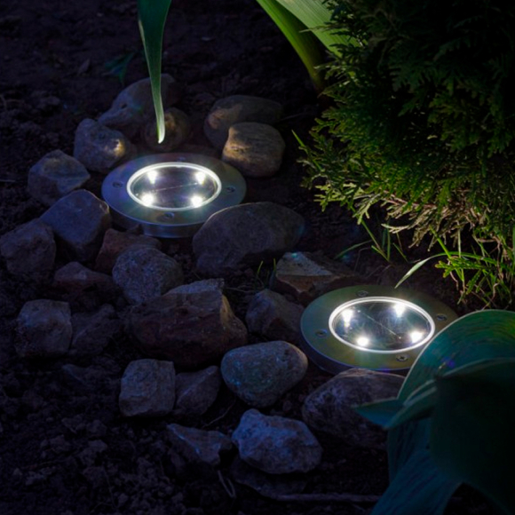 Cветодиодный садовый светильник-фонарь с солнечной батареей Artstyle CL-S14Cx2