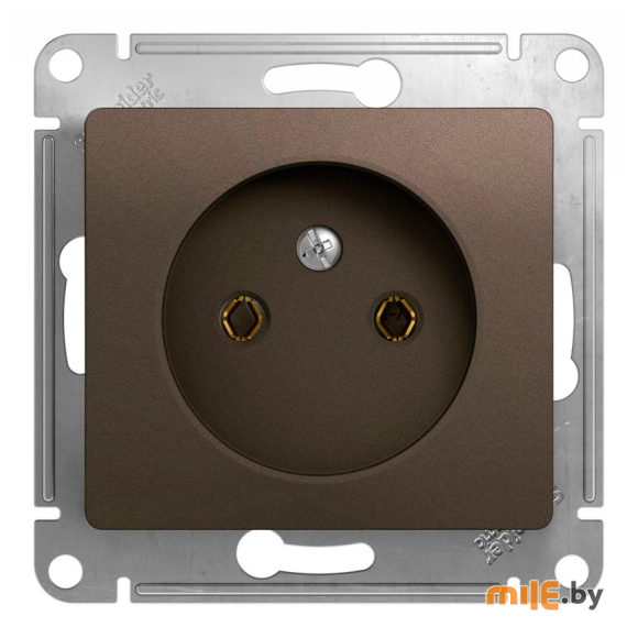 Розетка Schneider Electric Glossa (GSL000841) (шоколад)