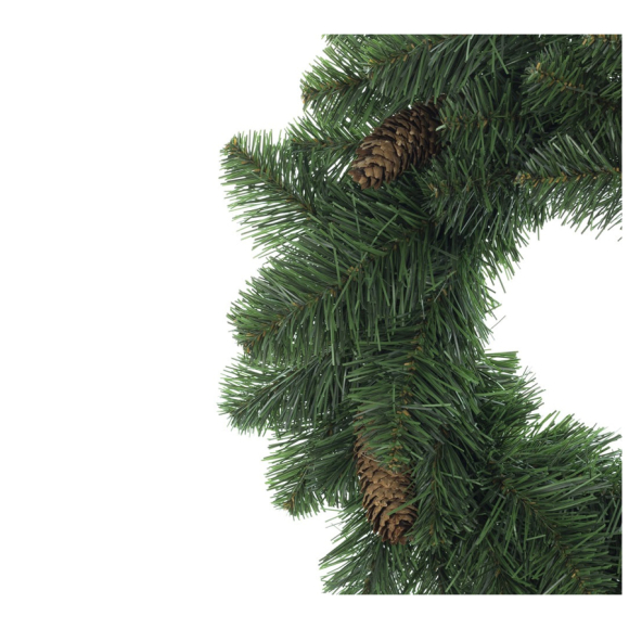 Венок искусственный Sonic Рождественский с шишками (WS01) 50 см