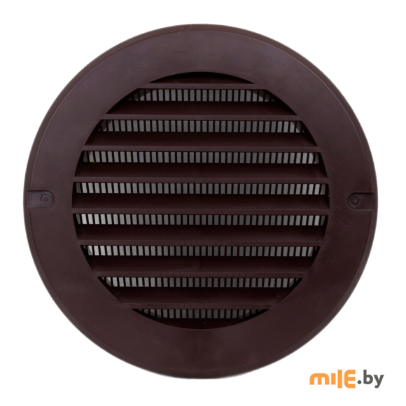 Вентрешетка круглая Семь ветров РК100с (коричневый)