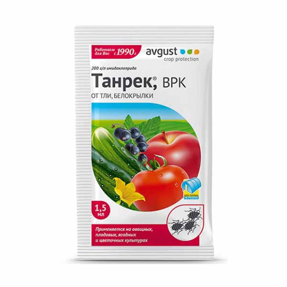 Средство для защиты растений от вредителей Avgust Танрек 1,5 мл