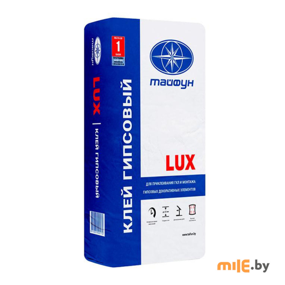 Клей для гипсокартона Тайфун LUX 5 кг