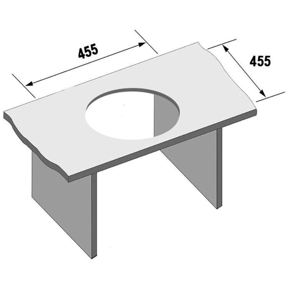 Мойка кухонная Wisent WA05-13 мрамор бело-золотой (без сифона)
