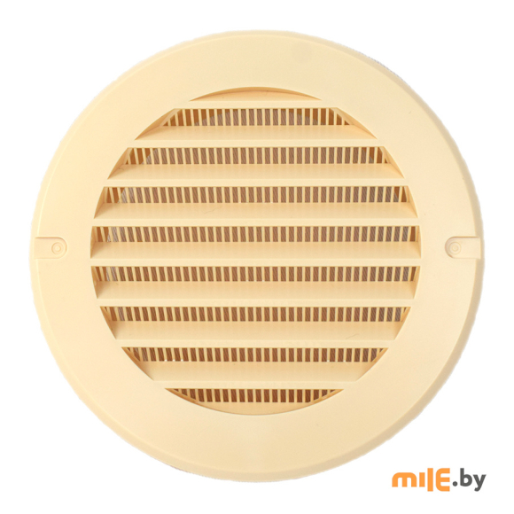 Вентрешетка круглая Семь ветров РК100с (слоновая кость)