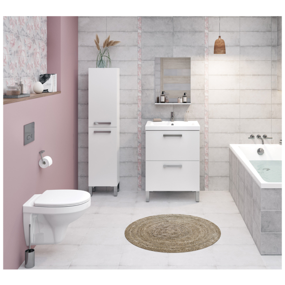 Кнопка Cersanit Actis (P-BU-ACT/Blg/Gl) чёрная глянцевая