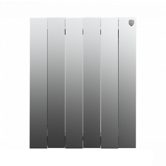 Радиатор биметаллический Royal Thermo PianoForte 500 Silver Satin (6 секций)