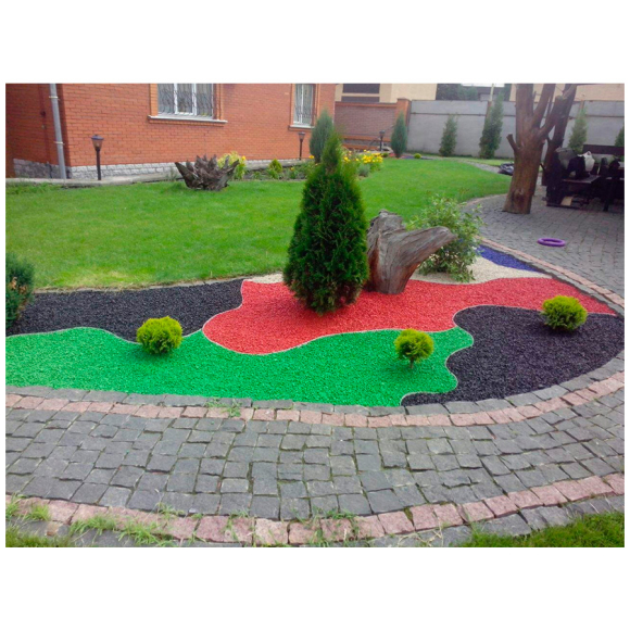 Щебень декоративный РуБелЭко чёрный, гранит (ЩОчер)