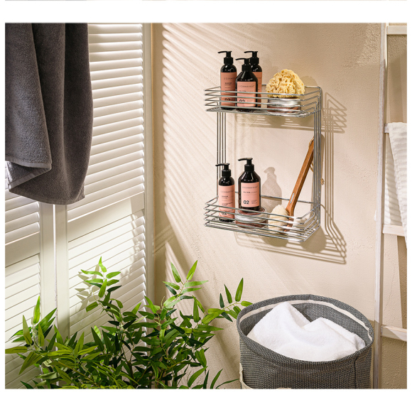 Полка настенная прямая ЧМЗ Фрейм (504-002-01) 300x144x400 мм