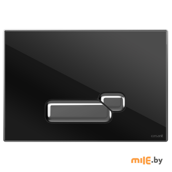 Кнопка Cersanit Actis (P-BU-ACT/Blg/Gl) чёрная глянцевая
