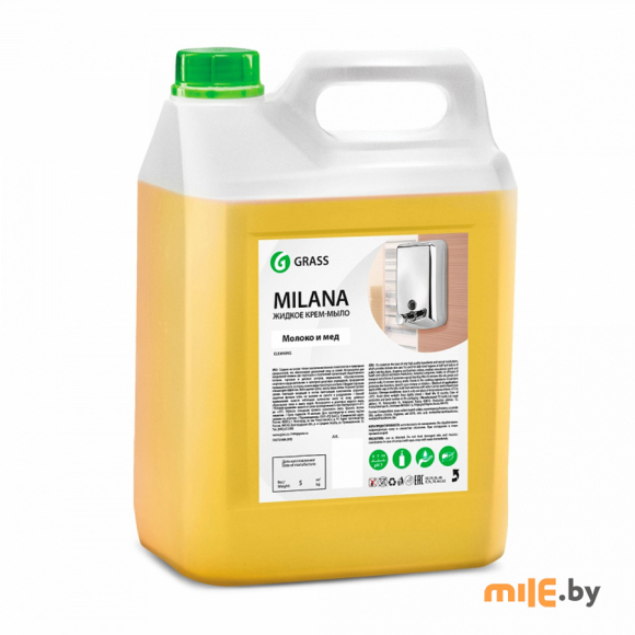 Крем-мыло Grass Milana молоко и мед 5 кг