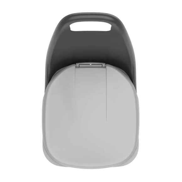 Тележка садовая с зажимом для пакета и крышкой 38 л