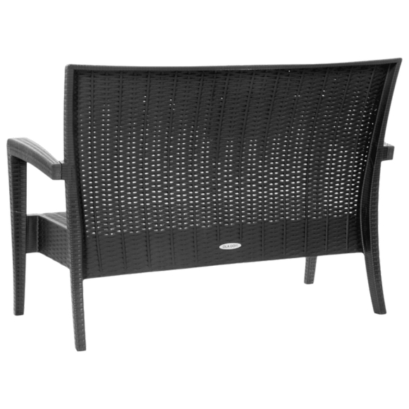 Диван Ola Dom Rattan (антрацит)