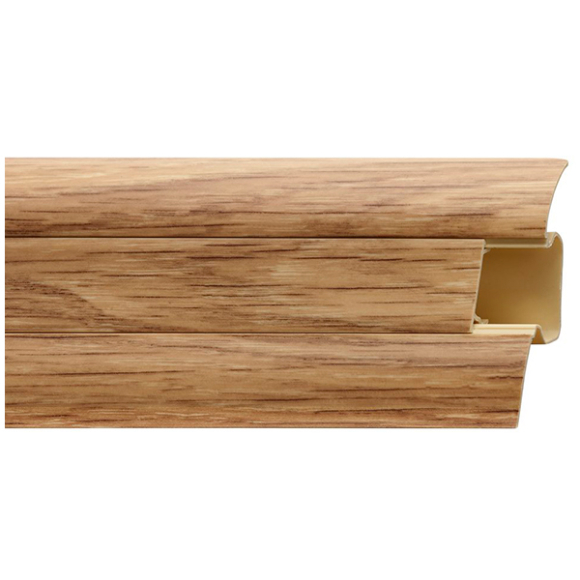 Плинтус ПВХ Arbiton LM 55 (67) (дуб классический светлый)