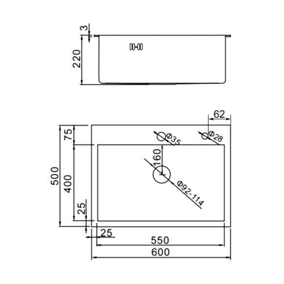Мойка кухонная Gerhans K36050В Мойка кухонная Gerhans K36050В