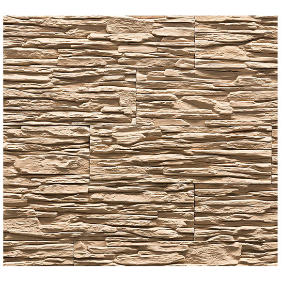 Плита облицовочная Феодал Выветренный сланец (14.01.Р) слоновая кость