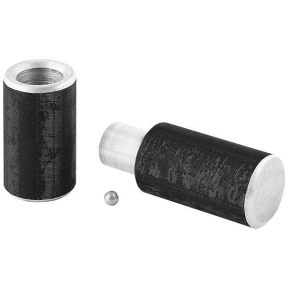 Петля гаражная с шаром 28x120мм, без покрытия (пакет/1шт) B008296