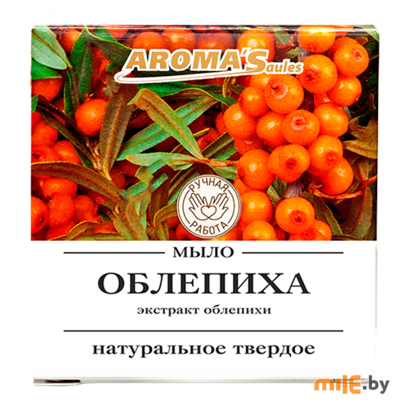 Мыло твердое натуральное Aroma Saules Облепиха 80 г