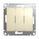 Выключатель Schneider Electric Glossa GSL000231 (3 клавиши/бежевый)