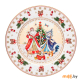 Тарелка обеденная Lefard Дед Мороз и Снегурочка (85-1712) 27 см