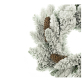 Венок искусственный Sonic Оснеженный с шишками (WS02) 50 см
